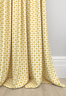 Zap, Butterscotch - Made to Measure Curtains